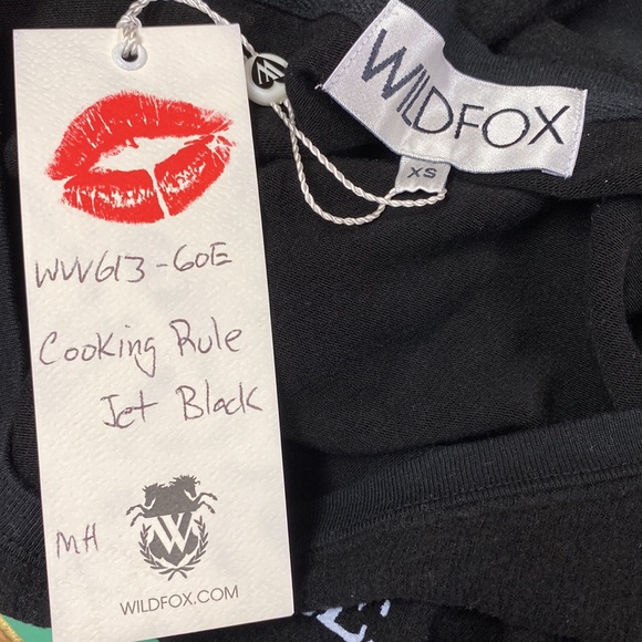 Wildfox Sweatshirt Pizza Cooking Rule NWT Size XS - Picture 7 of 10